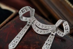 Sterling Silver 925 Gold Plated Pearl Brooch Wedding Vintage ArtDeco Butterfly
