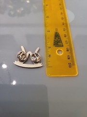 What Ever Forever Pin Brooch Excellent Condition hand Gestures Q62