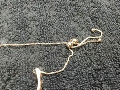 lot Of 8 Silver And Gold Tone Necklace/bracelets/earrings/Rings