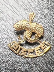 Vintage 14K Yellow Gold Pisces Fish Zodiac or Astrology Charm by Michael Anthony
