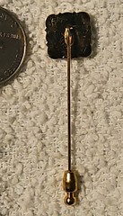 Vintage 1974 Wedgwood Stick Pin Blue Jasperware Horse Cameo