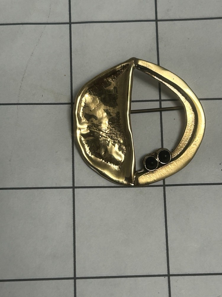 Eivind Hillestad Brooch Bronze Norway Norwegian MCM estate Jewelry