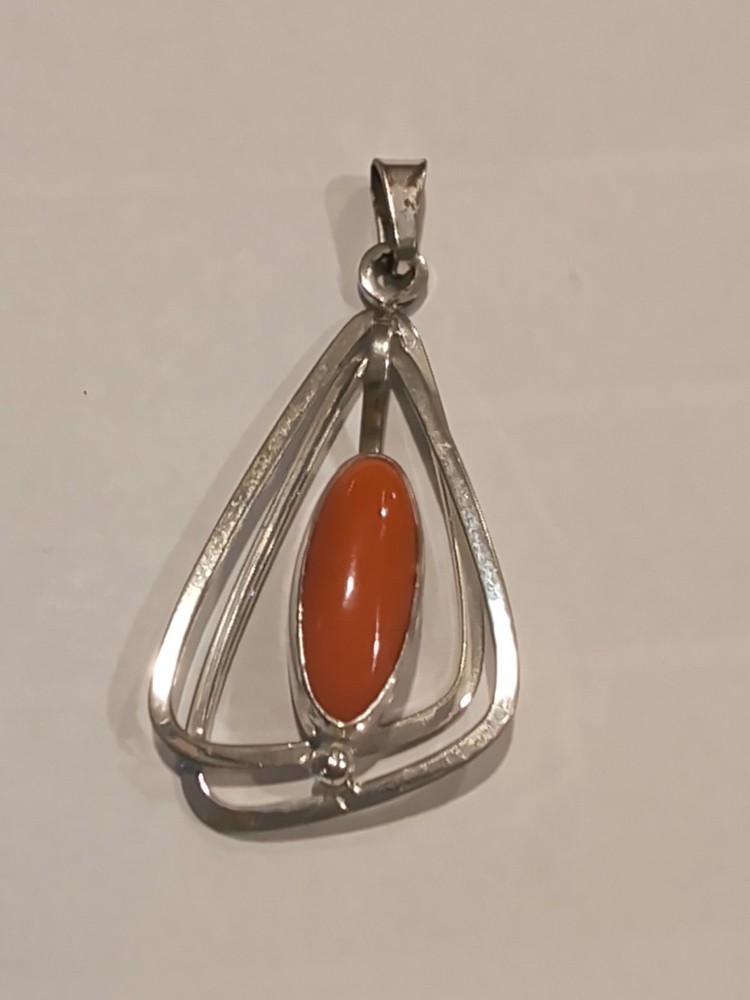 Vintage 835 Theodor Klotz TeKa Midcentury Coral Pendant
