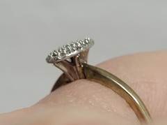 5 Vintage Brass Wedding Rings Salesman Samples No Stones Size 5.5 To 6.5