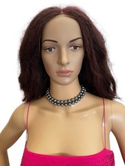 VTG Joan Rivers Gray Faux Pearl Knotted Beaded Necklace 29in