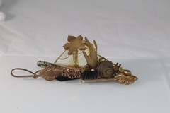 Lovely Vintage Maximal Art Brooch whimsical