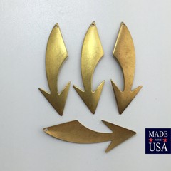 1 Hole Large Left and Right Arrow 47x17mm (4)