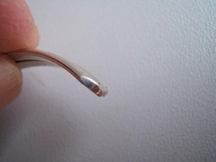 VINTAGE SILVER CUFF BRACELET W/ VARIOUS COLORS OF MOTHER OF PEARL MOP