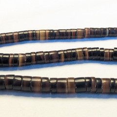 Vintage Southwest Inspired 3 Strand Necklace with Carved Stone Birds 32 in