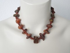 Necklace Chain Raw Baltic Amber Natural Amber 39,3 g/44,5 cm