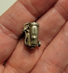 Choice Mid-Century Vintage Contemporary 3-D Sterling Silver Charms Articulated