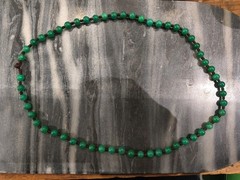 Vintage Jade Bead Hand-Knotted Necklace