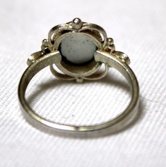 Vintage Russian Hand Painted Enamel Rings 4 Variation Finift Technique #7,12,87
