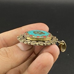 Fine Artwork Traditional Beautiful Ethnic Awesome Tibetan Handmade Pendant