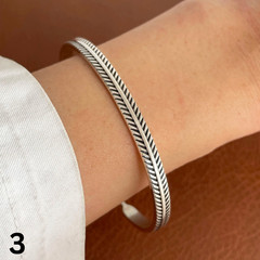 925 Sterling Silver Black Stone Bracelet Women Vintage Chain Link Jewelry