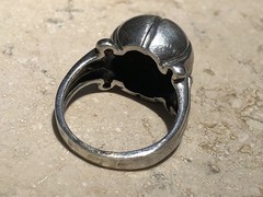 ✨🫧VINTAGE 925 STERLING SILVER MODERNIST Orb Ball STATEMENT Ring | ESTATE 🫧✨