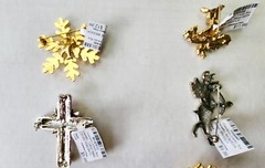 21 pc CHRISTMAS JEWELRY LOT BROOCH EARRINGS RHINESTONE GERRY’S, Louis Guisti, AK