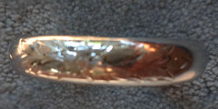 VINTAGE MARATHON STERLING FLORAL ETCHED BANGLE BRACELET HINGED