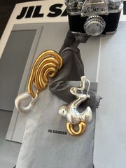 Schiaparelli Asymmetrical Nose Ear Earrings WITH BOX