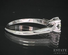 Antique Platinum Transitional Natural .53ctw Diamond Engagement Ring 4.1g i19196