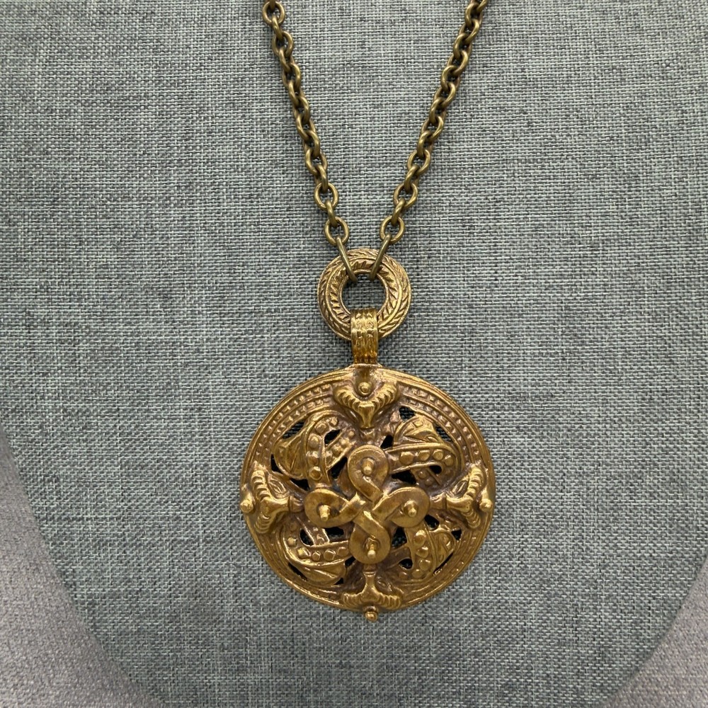Vintage Necklace Kalevala Koru Germund Paaer Egyptian Revival Pendant
