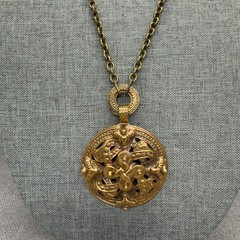 Vintage Necklace Kalevala Koru Germund Paaer Egyptian Revival Pendant