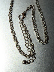 Vintage Articulated 3-Sections Rhinestones Bling Fish Necklace – Chain Hangs 18″