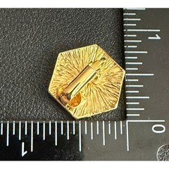 Vintage Rhinestone Earrings Clip Ons Gold Tone
