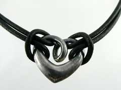 GSJ Sterling Silver and Black Leather Cord Necklace 925 18 Inches 11.8 Grams