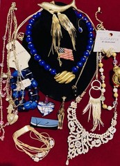 Vintage High End Costume Jewelry Trifari Jackie Kennedy BSK Emmons Gerrito Liz