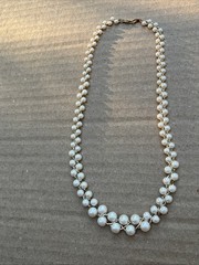 Vintage 1980’s Woven Faux Pearl Gold Tone Lattice Braided Avon Era Unsigned