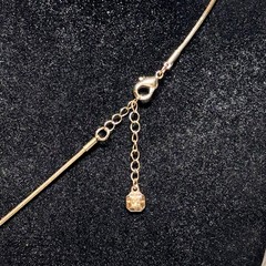 MONET necklace vintage orange brown shades acrylic charms goldtone metal tube