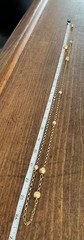 Versatile!!! Vintage!! LONG!! 48” 12k Gold Filled Ball Bead Station Necklace