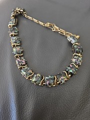Vintage CORO Confetti Thermoset Lucite Necklace