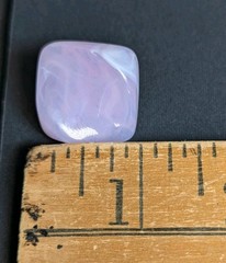 Women’s Vintage 80s Lilac Purple Swirl Lucite Modernist Ridged Post Earrings