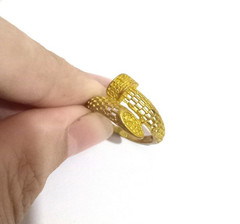 Vintage Handmade Ring Copper Style Roman Viking Ancient Bronze Amazing