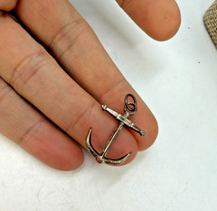 Vintage Pendant Charm Sterling Silver Anchor Nautical