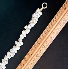 Vintage Iridescent Aboriginal Trochus Shell Necklace, Headpiece or Bracelet