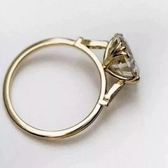 4.00Ct Art Deco Style Lab Created Diamond Anniversary 14K White Gold Finish Ring