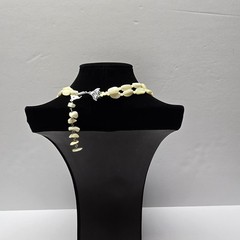 2 Strand Mother Of Pearl Necklace 15″