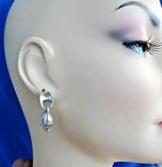 ORIGINAL Designer 925 Sterling Silver Dangle Drop Earrings Jewelry Gift Woman