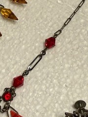 Art Deco Neclaces Gothic Glass Chech 1920s 1930s Jewelry Lot Chokers Earrings