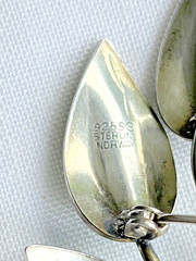 Artistic Norway Sterling Leaf Pin Ivar Holth