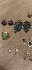 Women’s Fashion Jewelry Mixed Lot Earrings & Bracelet 21pc Multicolor