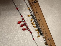 Art Deco Neclaces Gothic Glass Chech 1920s 1930s Jewelry Lot Chokers Earrings