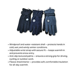 Waterproof Outdoor Cycling Gloves – Windproof, Thermal, Touchscreen, Unisex