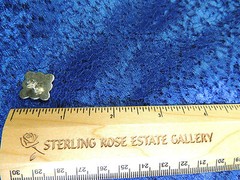 vintage NINE Sterling Silver 0.925 BEADED 1/2″ SQUARE pierced POST EARRINGS