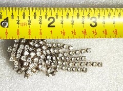 Glamorous Vintage Waterfall Clear Rhinestone Multi Strand Pierced Earrings