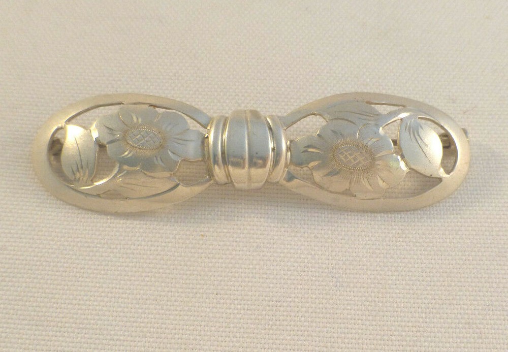 Theodore Klotz Handerbeit German Handmade Sterling 835 Pin/Brooch