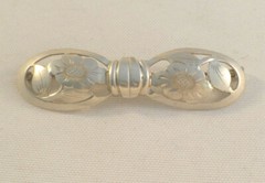 Theodore Klotz Handerbeit German Handmade Sterling 835 Pin/Brooch